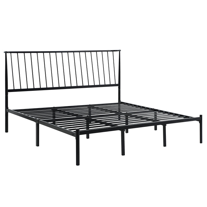 Augusta Black Eastern King Platform Bed