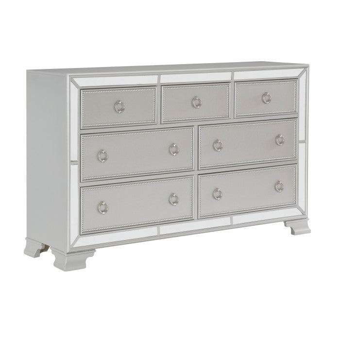 Avondale Silver Mirrored Dresser