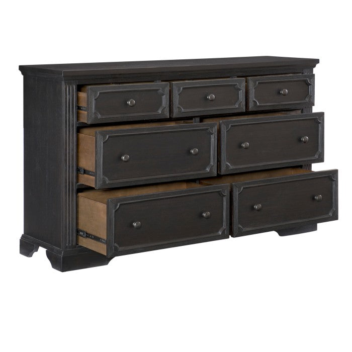Bolingbrook Wire-Brushed Charcoal Dresser