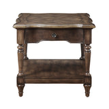 Heath Court Brown Oak End Table