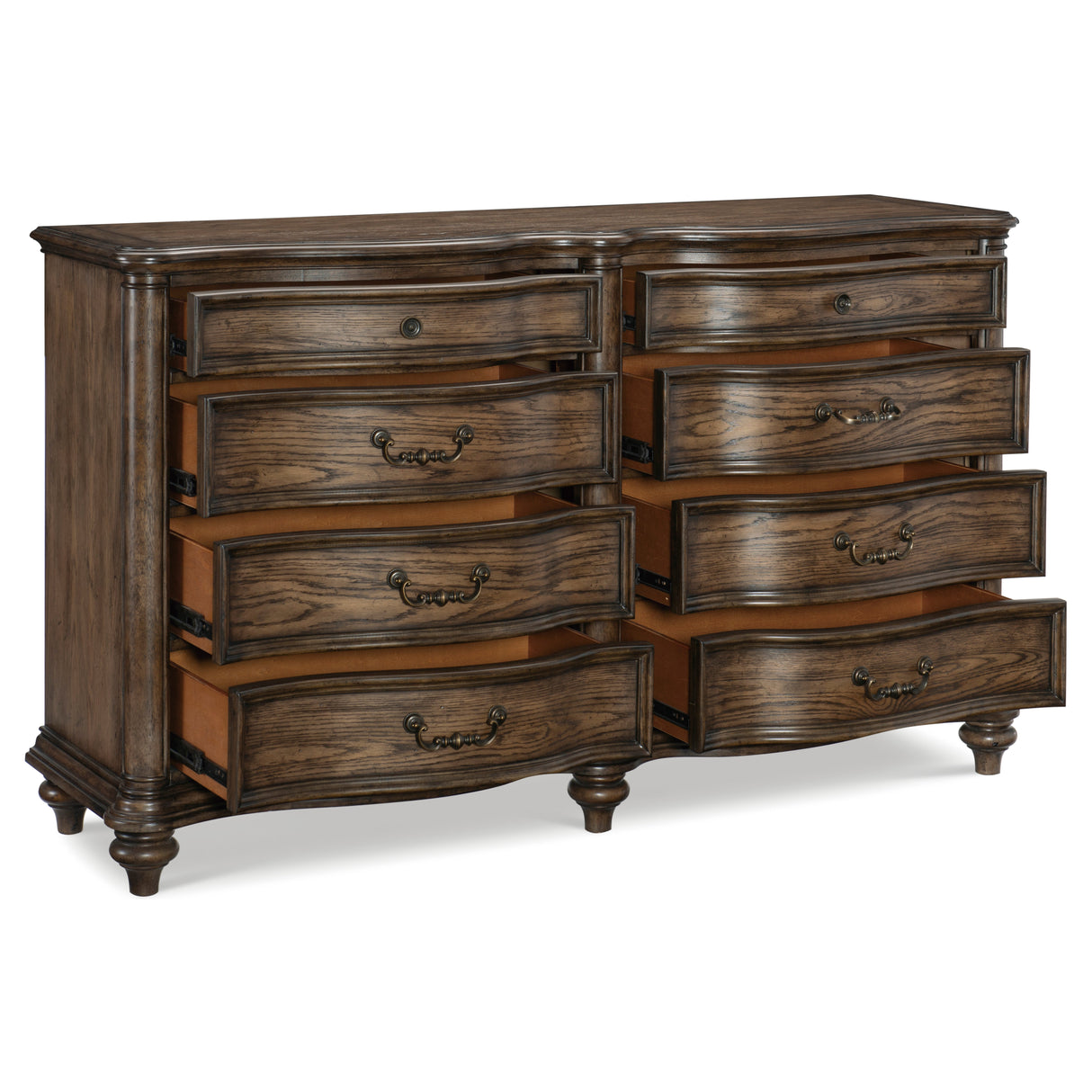 Heath Court Brown Oak Dresser