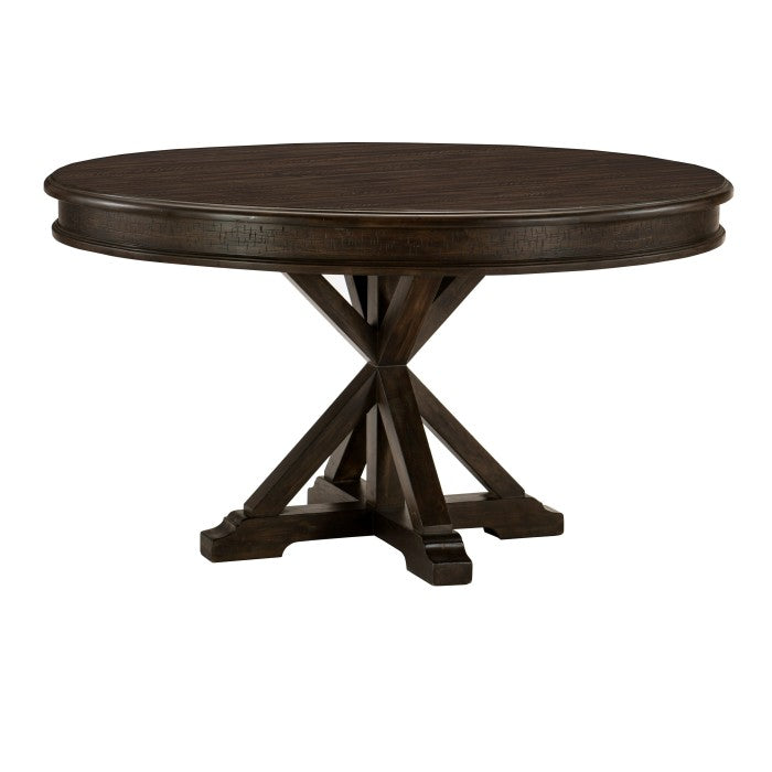Cardano Driftwood Charcoal Round Dining Table