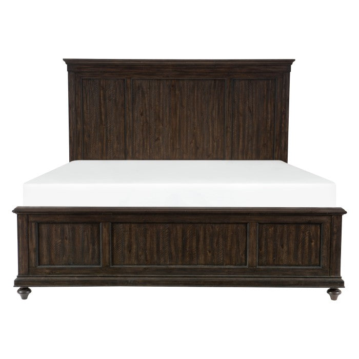 Cardano Driftwood Charcoal Queen Bed