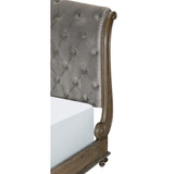 Rachelle Weathered Pecan Queen Bed