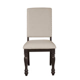 Begonia Grayish Brown Side Chair