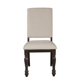 Begonia Grayish Brown Side Chair