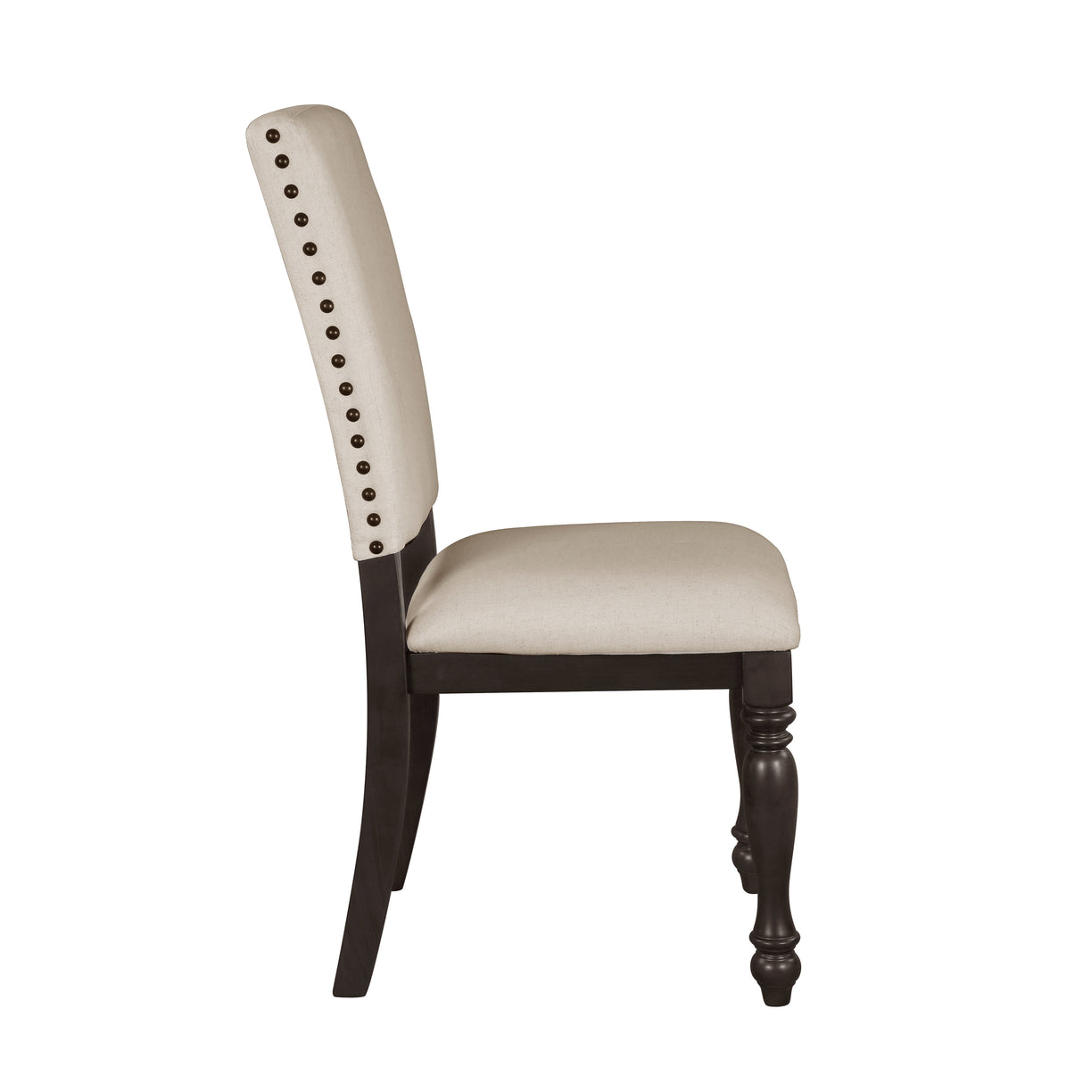 Begonia Grayish Brown Side Chair