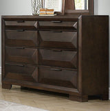 Chesky Warm Espresso Platform Storage Bedroom Set