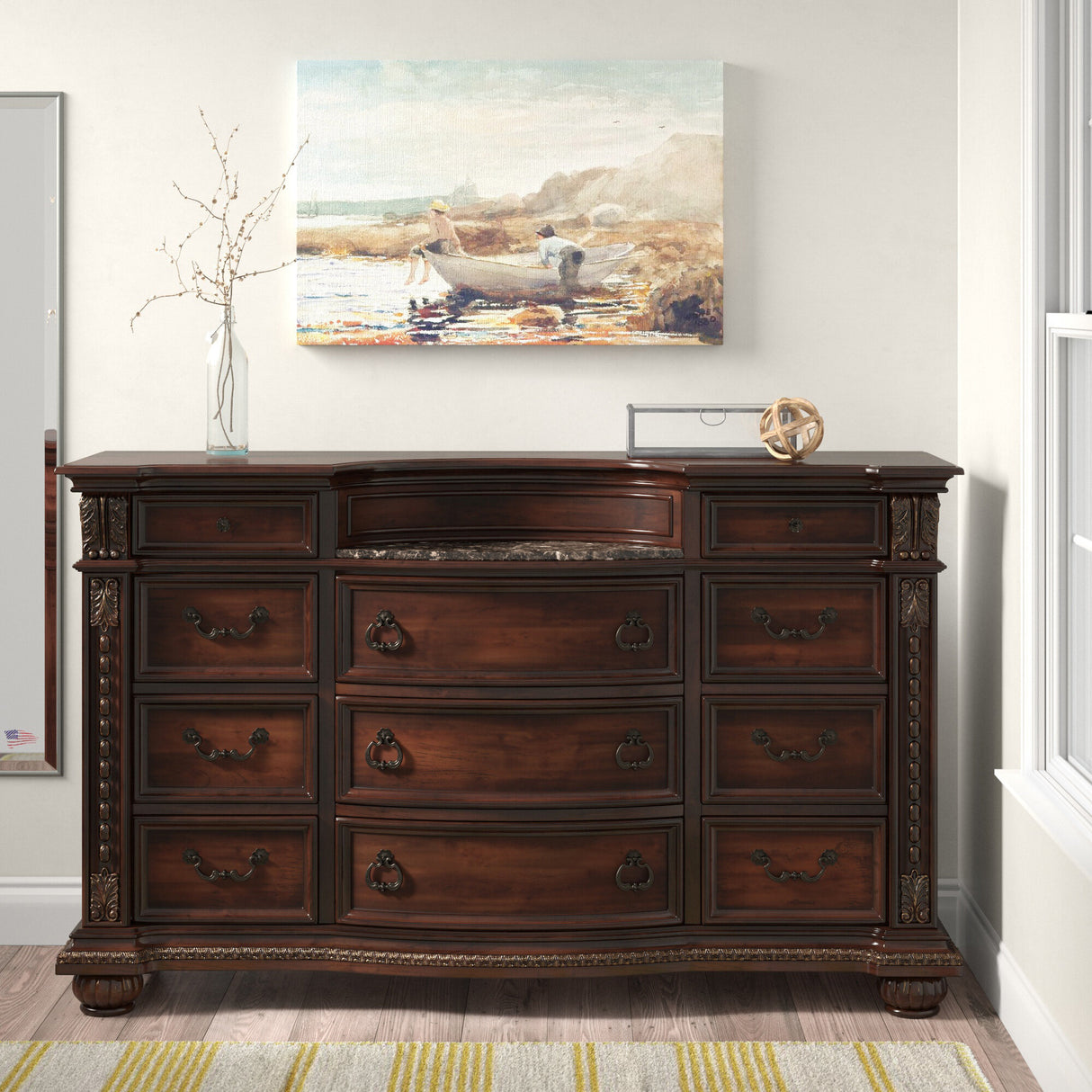 Cavalier Dark Cherry Dresser