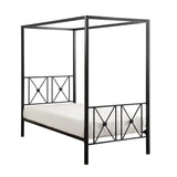Rapa Black Twin Platform Bed