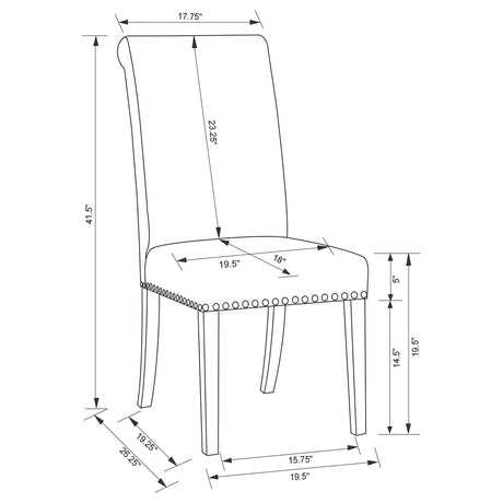 Florence Rustic Honey 5-Piece Round Dining Table Set