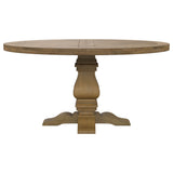Florence Rustic Honey Round 60-Inch Wood Dining Table