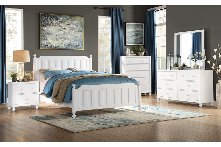 Wellsummer White Bedroom Set