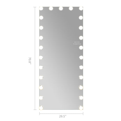 Hollywood Vanity Mirror - Full Length Vanity Mirror with RGB Lighting