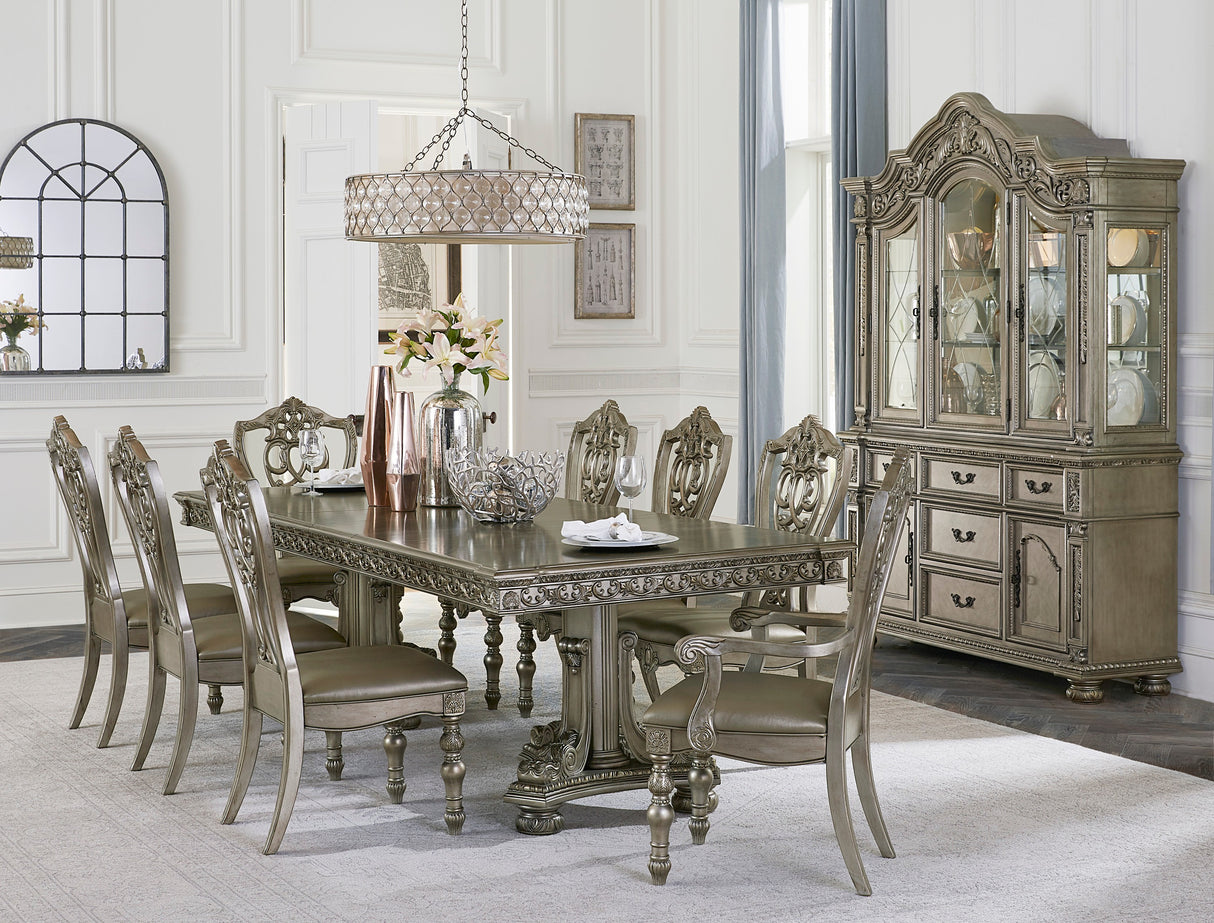 Catalonia Platinum Gold Dining Table