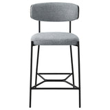 Elison Counter Height Bar Stool Grey (Set of 2)