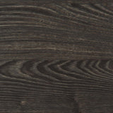 Edgerton Round Wood Top Bar Table Dark Oak And Chrome