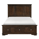Eunice Queen Platform Bed With Footboard Storage