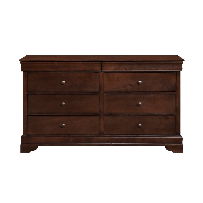 Abbeville Cherry Dresser, Two Hidden Drawers