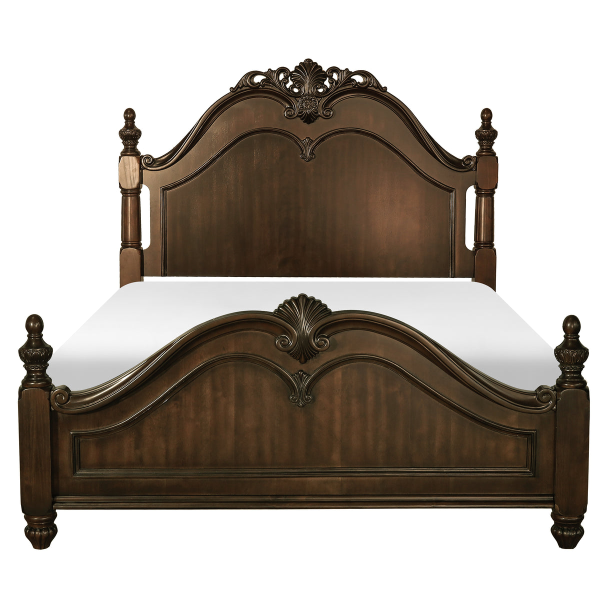 Belvieu Dark Cherry California King Bed