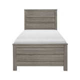 Waldorf Dark Gray Twin Bed