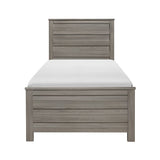 Waldorf Dark Gray Twin Bed