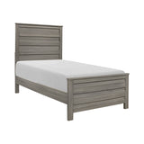 Waldorf Dark Gray Twin Bed