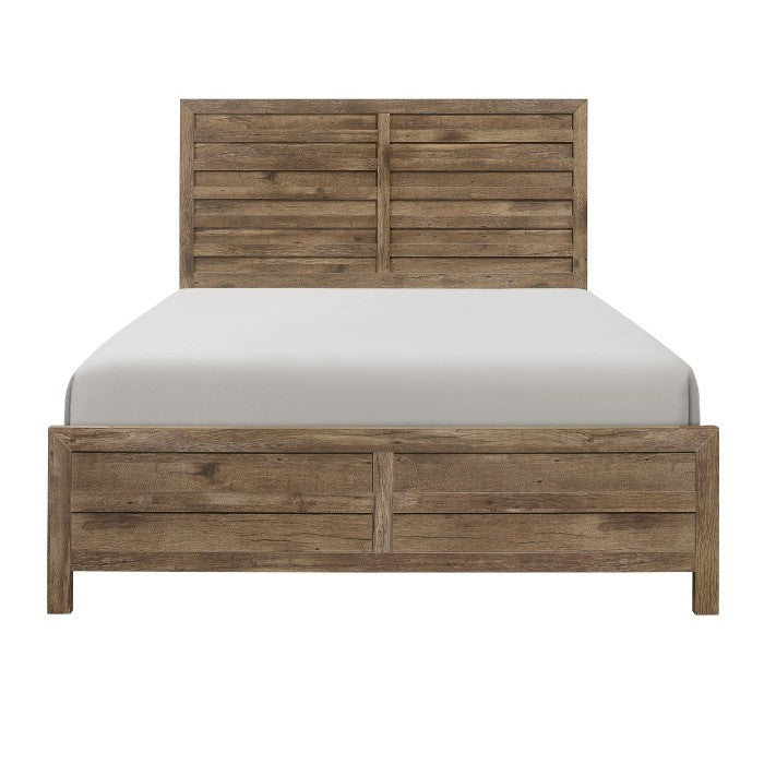 Mandan Weathered Pine California King Bed