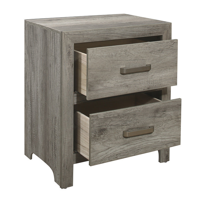 Mandan Weathered Gray Nightstand