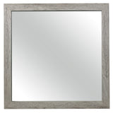 Mandan Weathered Gray Mirror (Mirror Only)