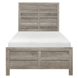 Mandan Weathered Gray Twin Bed