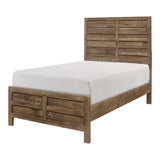 Mandan Weathered Pine Twin Bed