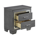 Allura Gray Nightstand