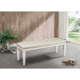 Allura White Bedroom Bench