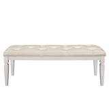 Allura White Bedroom Bench