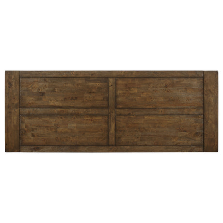 Coleman Rustic Golden Brown 5-Piece Counter Height Dining Set