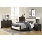 Hebron Dark Cherry California King Bed