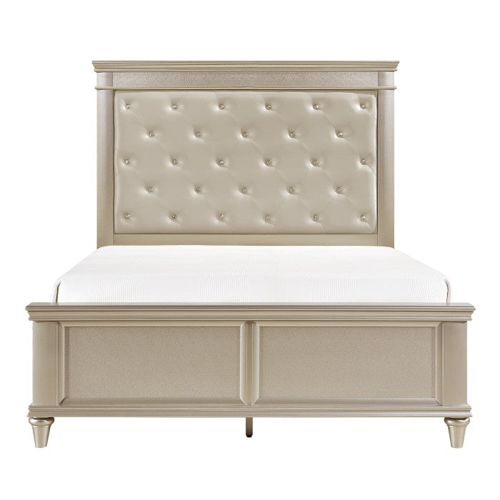 Celandine Silver California King Bed
