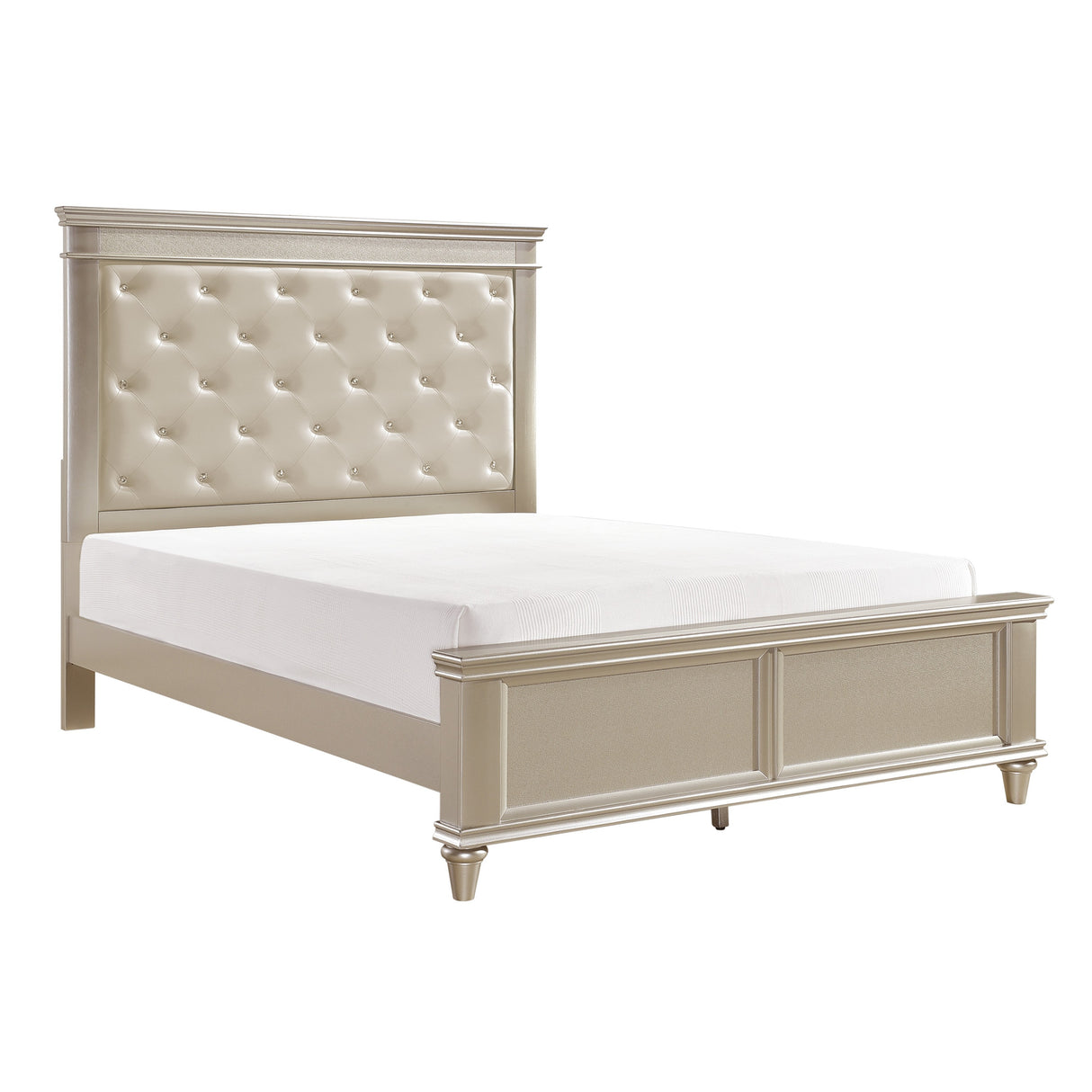 Celandine Silver California King Bed