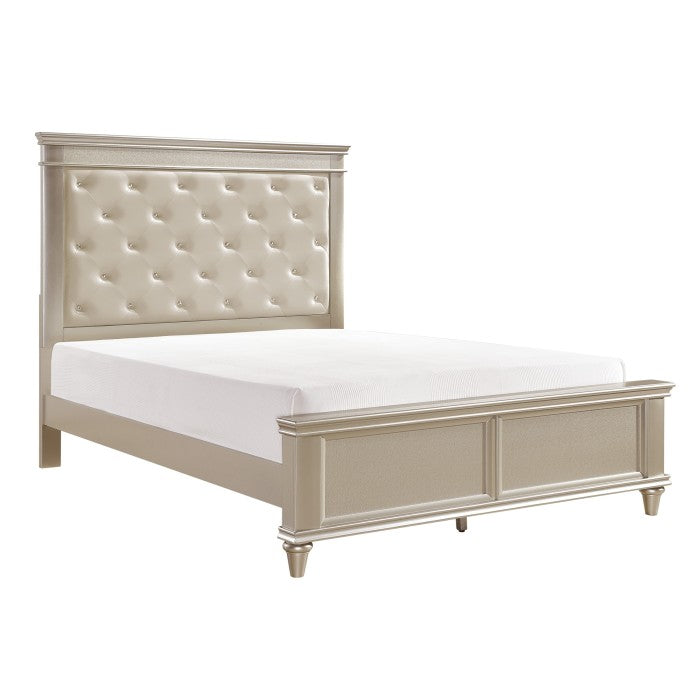 Celandine Silver California King Bed