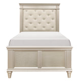Celandine Silver Twin Bed