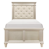 Celandine Silver Twin Bed