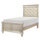 Celandine Silver Twin Bed