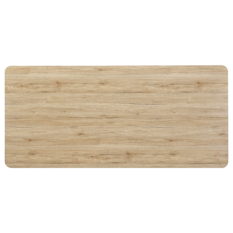 Altus Natural Oak 80-Inch Composite Wood Dining Table