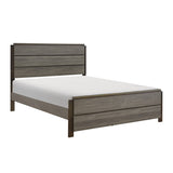 Vestavia Antique Gray And Dark Brown California King Bed