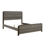Vestavia Antique Gray And Dark Brown California King Bed