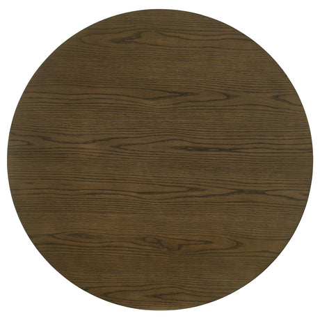 Ottowa 5-piece Round Wood Dining Room Table Set Brown