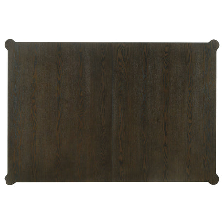 Reseda 81-inch Extension Leaf Dining Table Ash Brown