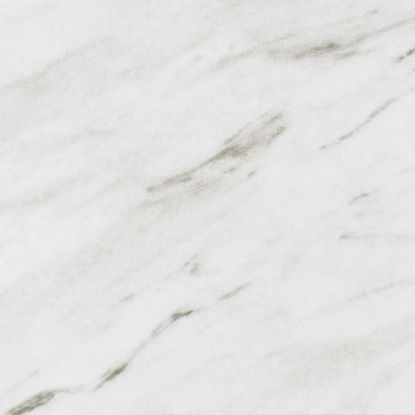 Mayer Faux White Marble Rectangular 87-Inch Dining Table