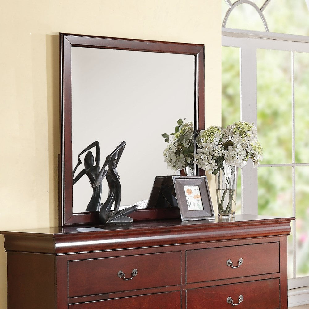 Louis Cherry Finish Philippe Iii Mirror